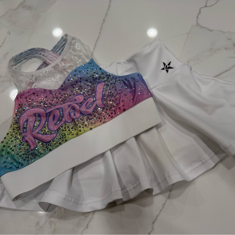 Rebel Kids Rainbow Costume Set